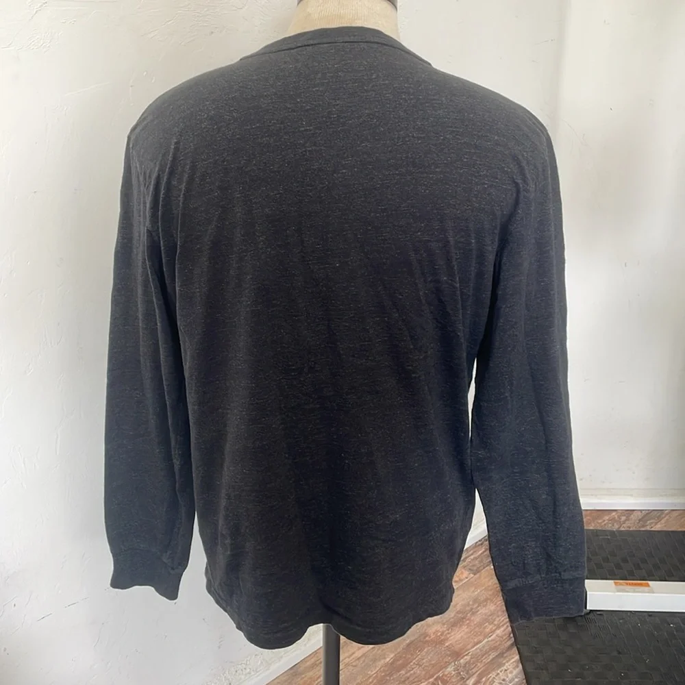 Polo by Ralph Lauren gray long sleeve size large with a v neck